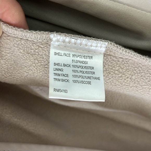 Cream Mid Length Fall Jacket - Picture 5 of 5